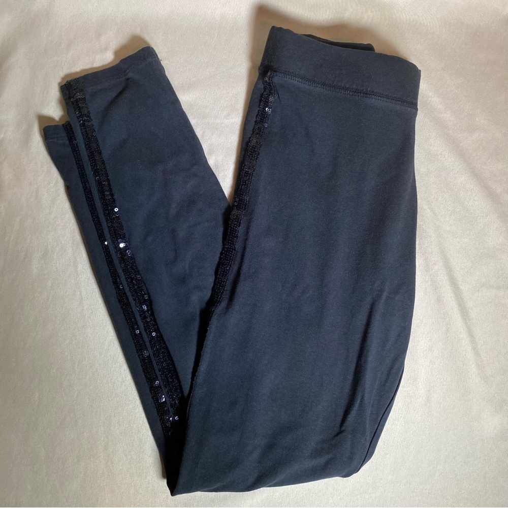 VS PINK black sequin leggings